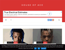 Tablet Screenshot of houseofaceonline.com